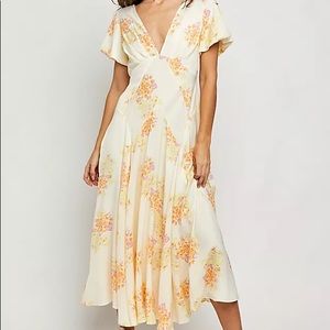 Laura Printed MIDI Dress- Free People